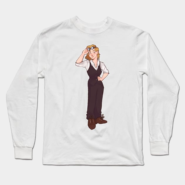 thirteenth doctor Long Sleeve T-Shirt by funderfularts